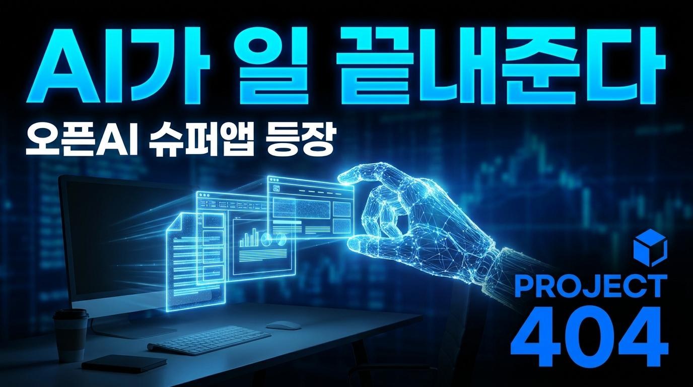오픈AI, 'ChatGPT Work' 슈퍼앱 공개 — 앤스로픽 '코워크'에 정면 대응