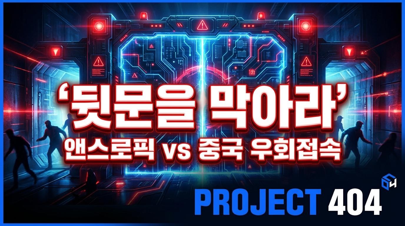 앤스로픽, 중국 '우회 접속' 차단 나섰다 — 싱가포르 자회사·VPN까지 추적