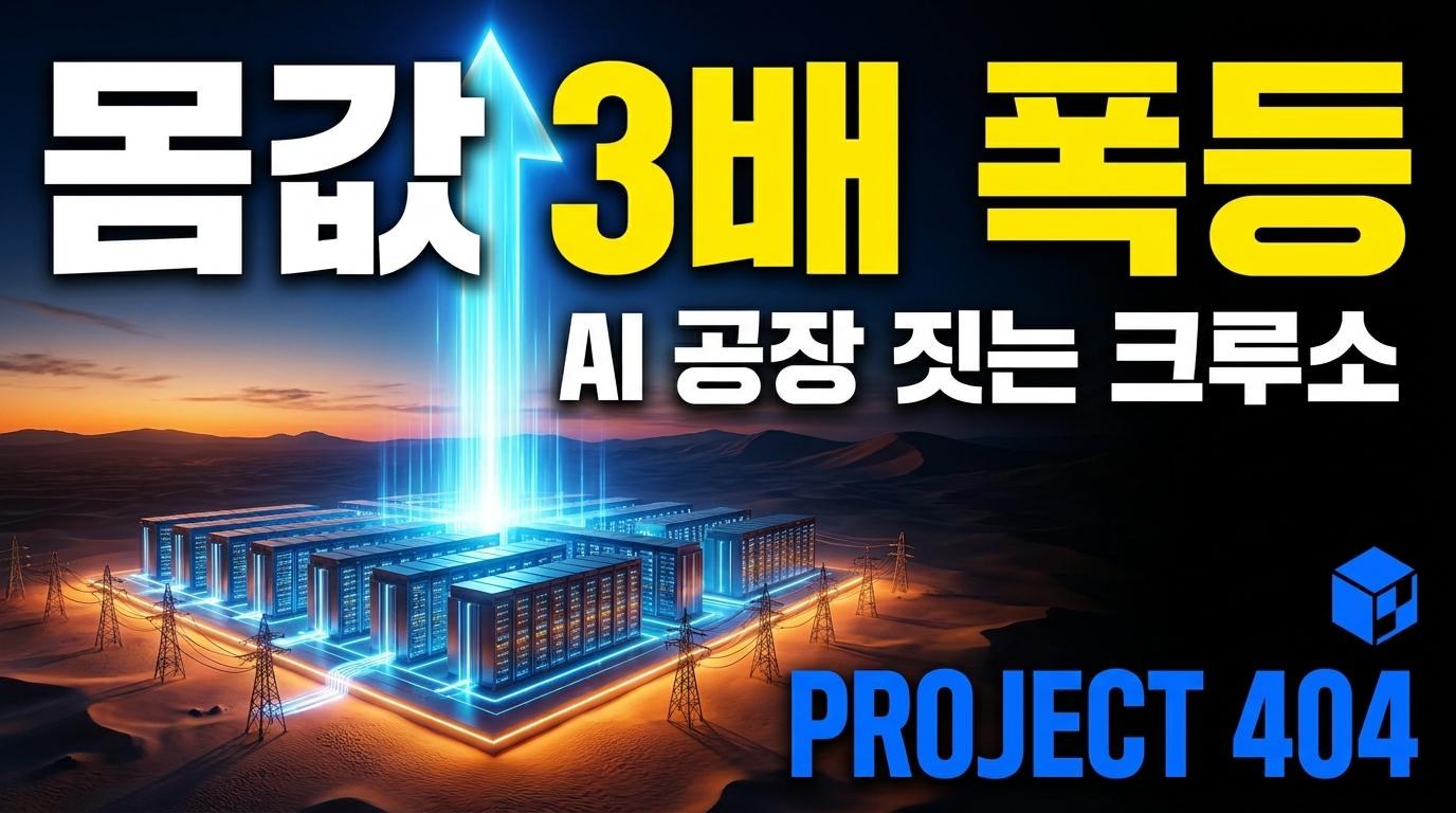 AI 데이터센터 '크루소', 3조원 조달 추진 — 몸값 1년 만에 3배