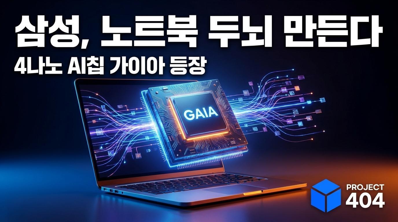삼성, 4나노 AI PC칩 '가이아' 개발 — 12년 만에 PC 프로세서 복귀, 엔비디아·퀄컴에 도전장
