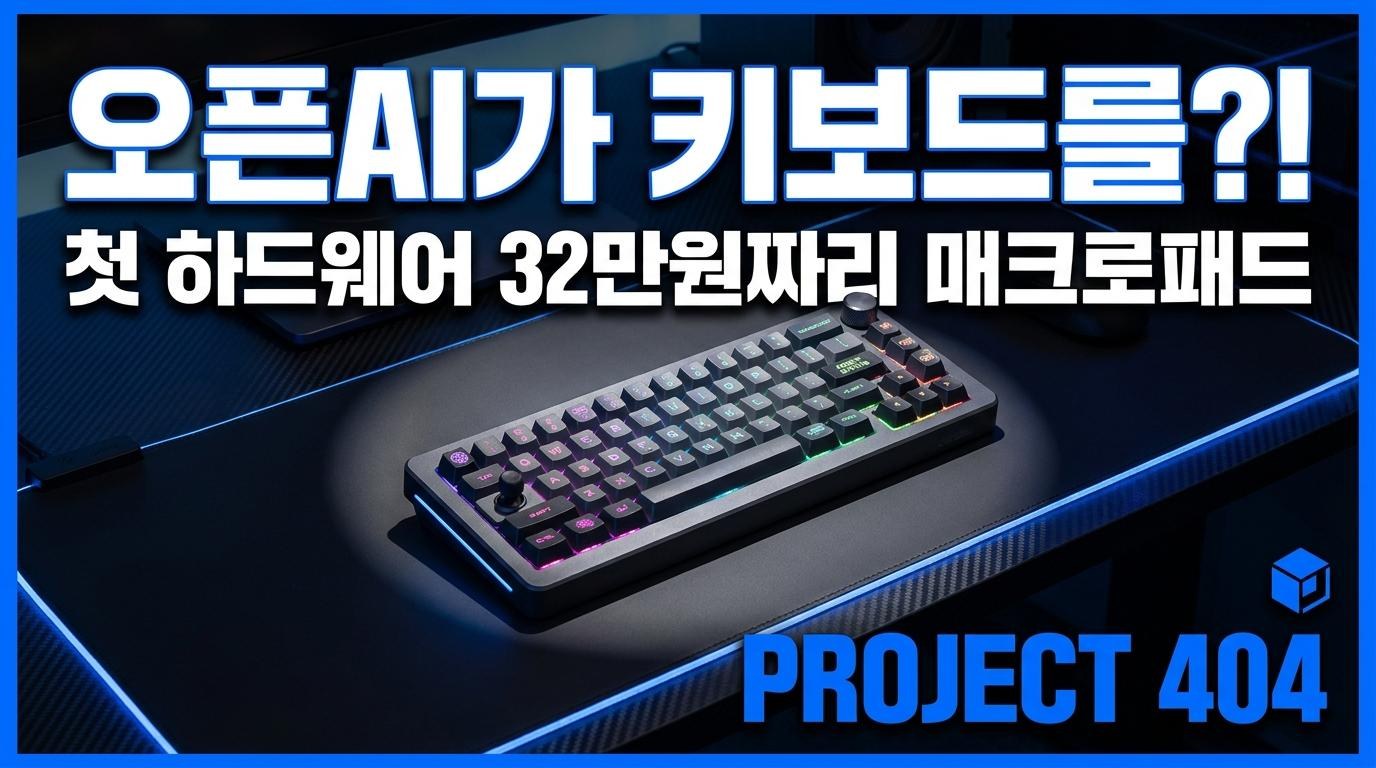 오픈AI 첫 하드웨어는 '키보드'였다 — 32만원짜리 '코덱스 마이크로'