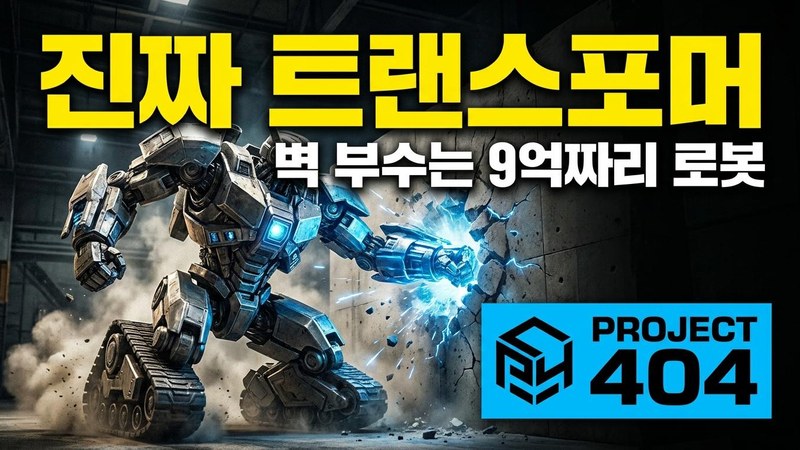 실사판 '트랜스포머' 나왔다 — 유니트리, 7억5천만원 '변신 메카로봇' GD01 공개