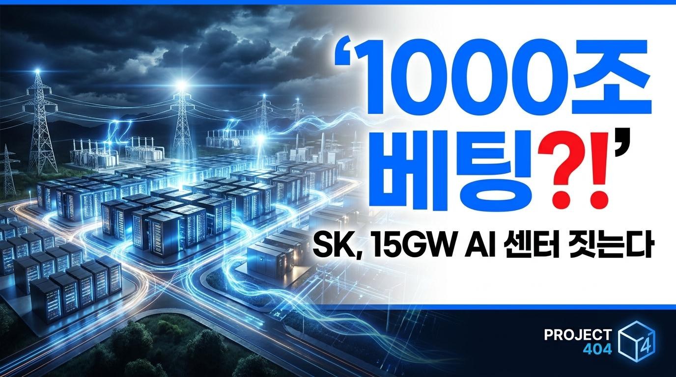 SK그룹, 2035년까지 15GW AI 데이터센터 — 1000조원 투입