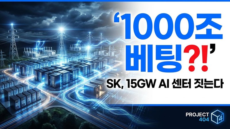 SK그룹, 2035년까지 15GW AI 데이터센터 — 1000조원 투입