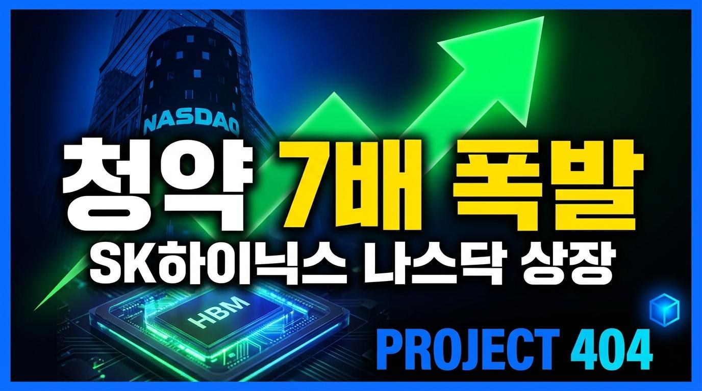 SK하이닉스 ADR 공모에 7배 몰렸다 — 290억 달러 '역대급' 나스닥 상장 임박