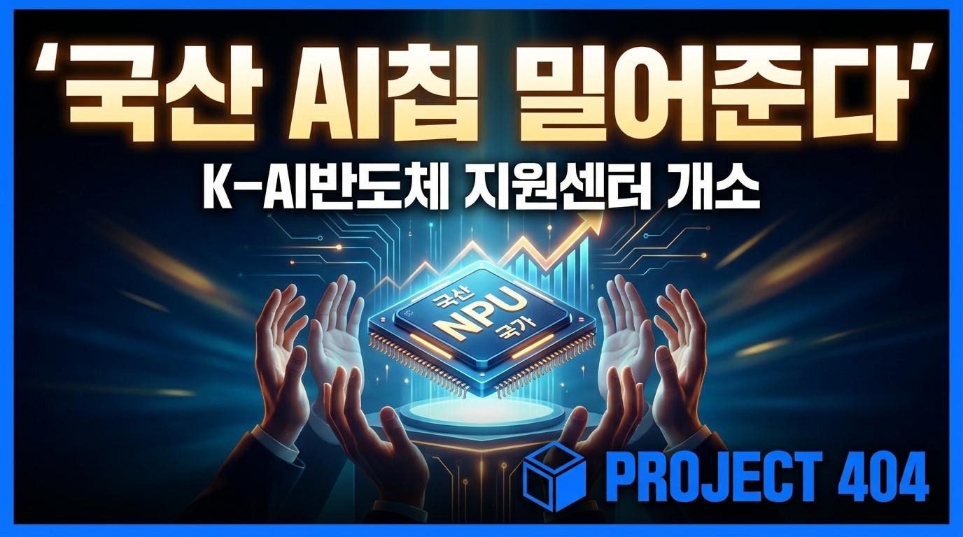 국산 AI반도체 '원스톱 지원' 뜬다 — 'K-AI반도체 기술지원센터' 개소
