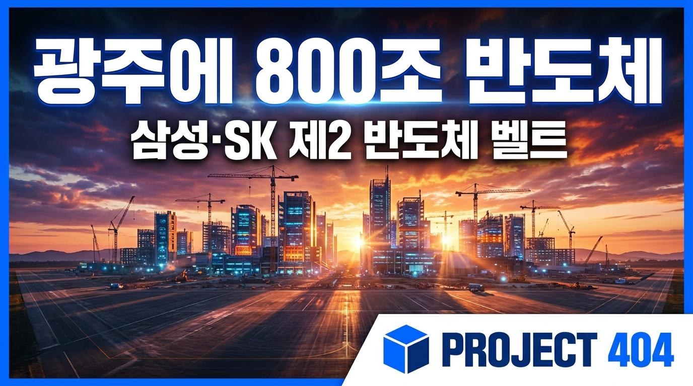 삼성·SK '800조 반도체' 광주 군공항에 짓는다 — 서남권 클러스터 부지 확정