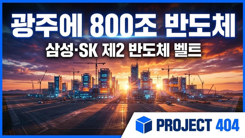 삼성·SK '800조 반도체' 광주 군공항에 짓는다 — 서남권 클러스터 부지 확정
