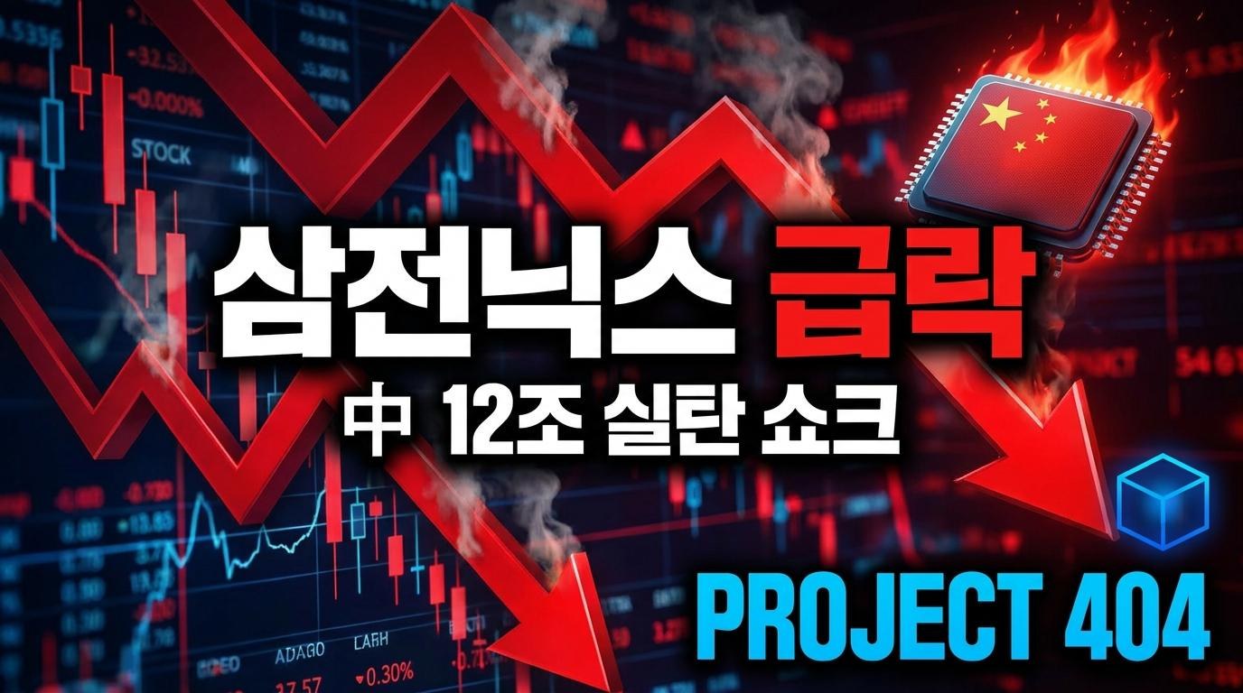 '차이나 쇼크'에 삼전닉스 급락 — 中 CXMT 12조 실탄이 방아쇠