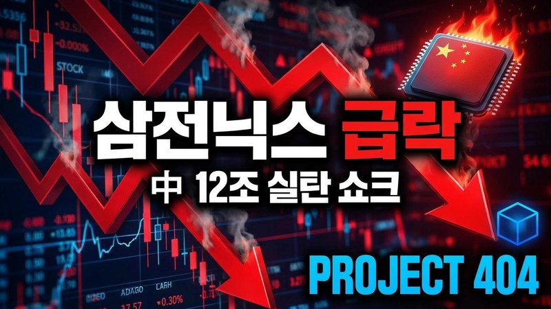 '차이나 쇼크'에 삼전닉스 급락 — 中 CXMT 12조 실탄이 방아쇠